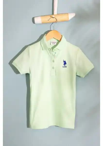 U.S. Polo Assn. Kız Çocuk T-Shirt 50202240-VR048 Şıklık ve Dayanıklılık Sunan Tasarım