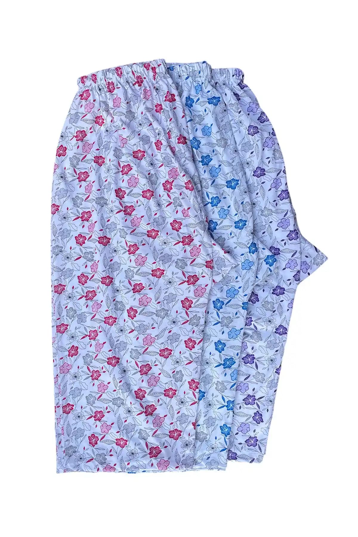 Urumbay 3'lü Büyük Beden Ağlı Kadın Penye Kapri: Konfor ve Şıklığın Birleşimi