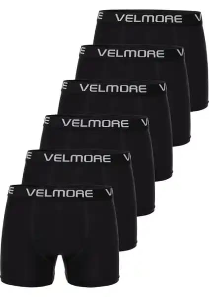 Velmore 6’lı Erkek Boxer Seti Modern Tasarım ve Yüksek Konfor Sunar