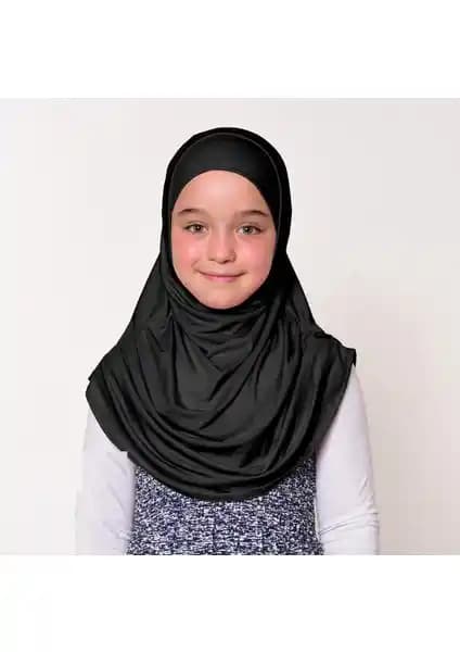 Zehranur Çocuk Viskon Şal Eşarp Pratik ve Şık Tasarım 6-11 Yaş için