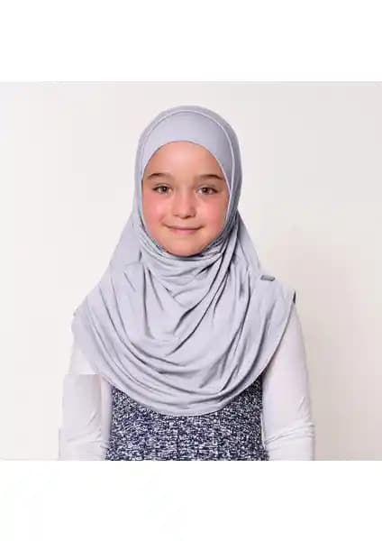 Zehranur Çocuk Viskon Tek Parça Eşarp 6-11 Yaş için Pratik ve Şık Tasarım