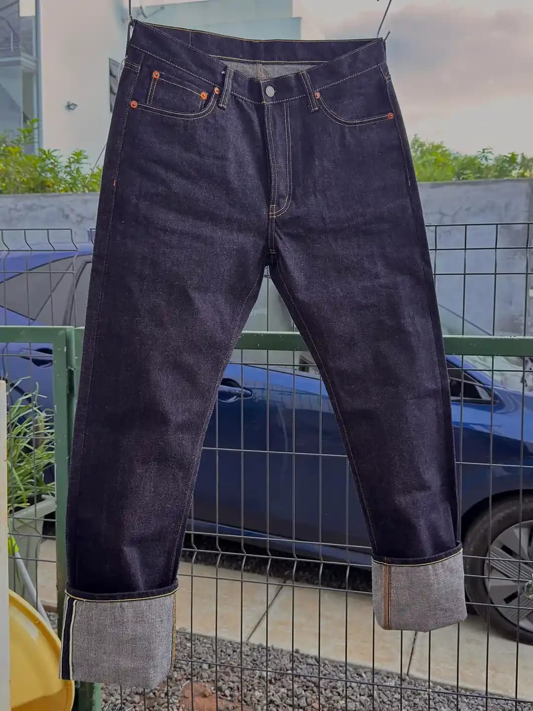 Sauce Zhan SZ003 Raw Denim Kotların İlk Yıkama ve Küçültme Teknikleri