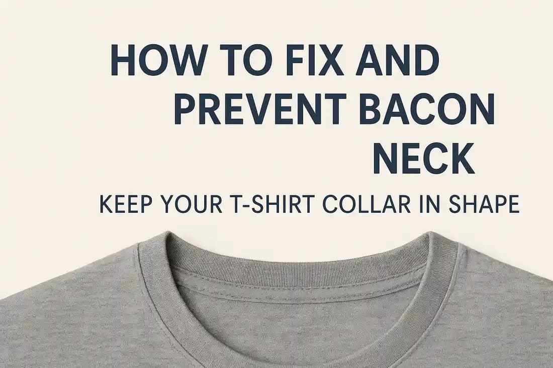 Tişörtlerde Bacon Neck Problemi: Nedenleri, Marka Önerileri ve Bakım Yöntemleri