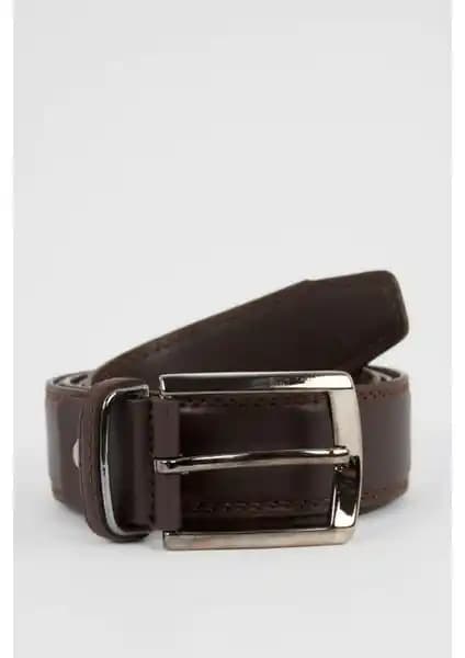 DeFacto Erkek Dikdörtgen Toka Deri Görünümlü ve Suni Deri Kemer Karşılaştırması