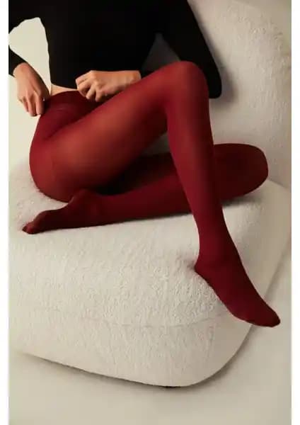 Penti Micro 40 Bordo ve Mus Renkli Düz Külotlu Çorap Karşılaştırması