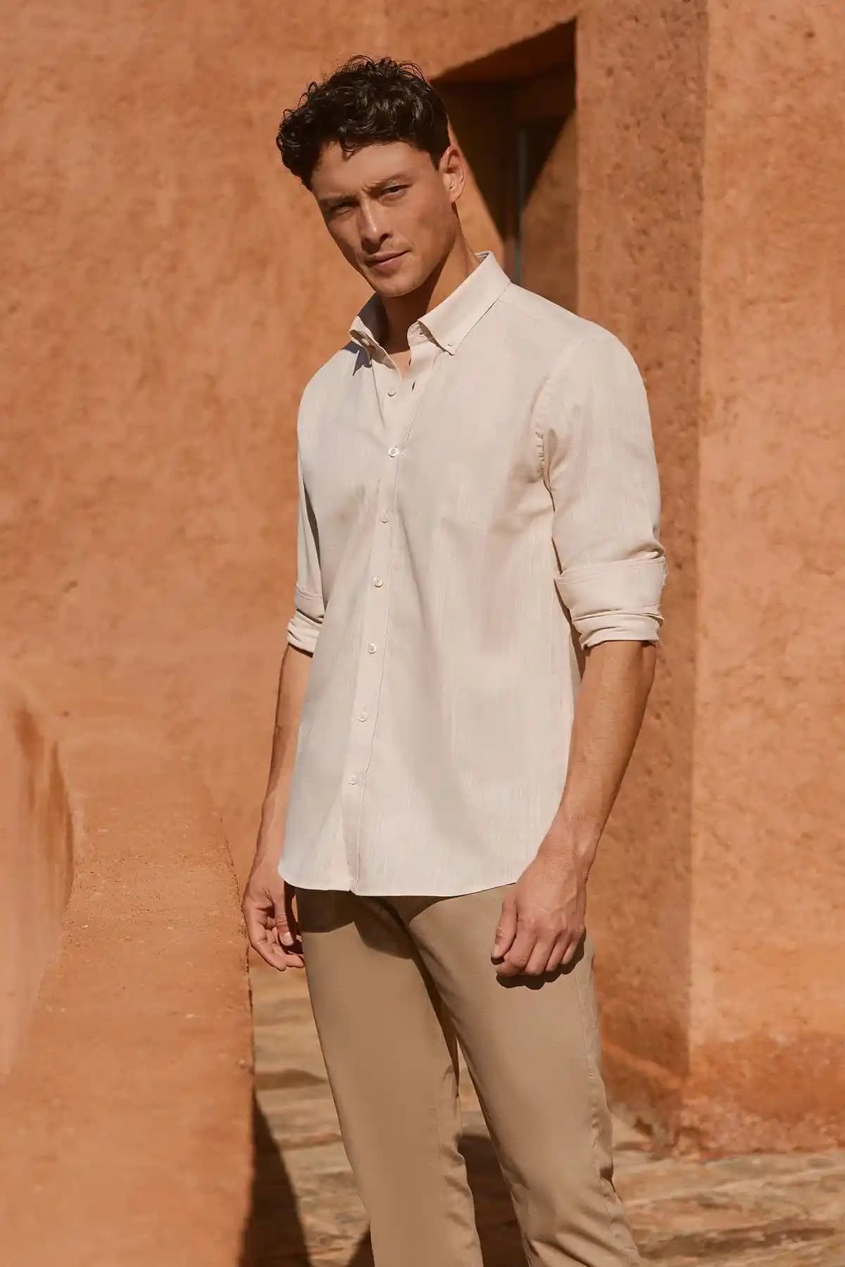 AC&Co Erkek Oxford Gömlekleri Karşılaştırması Bej ve Vizon Renk Seçenekleriyle