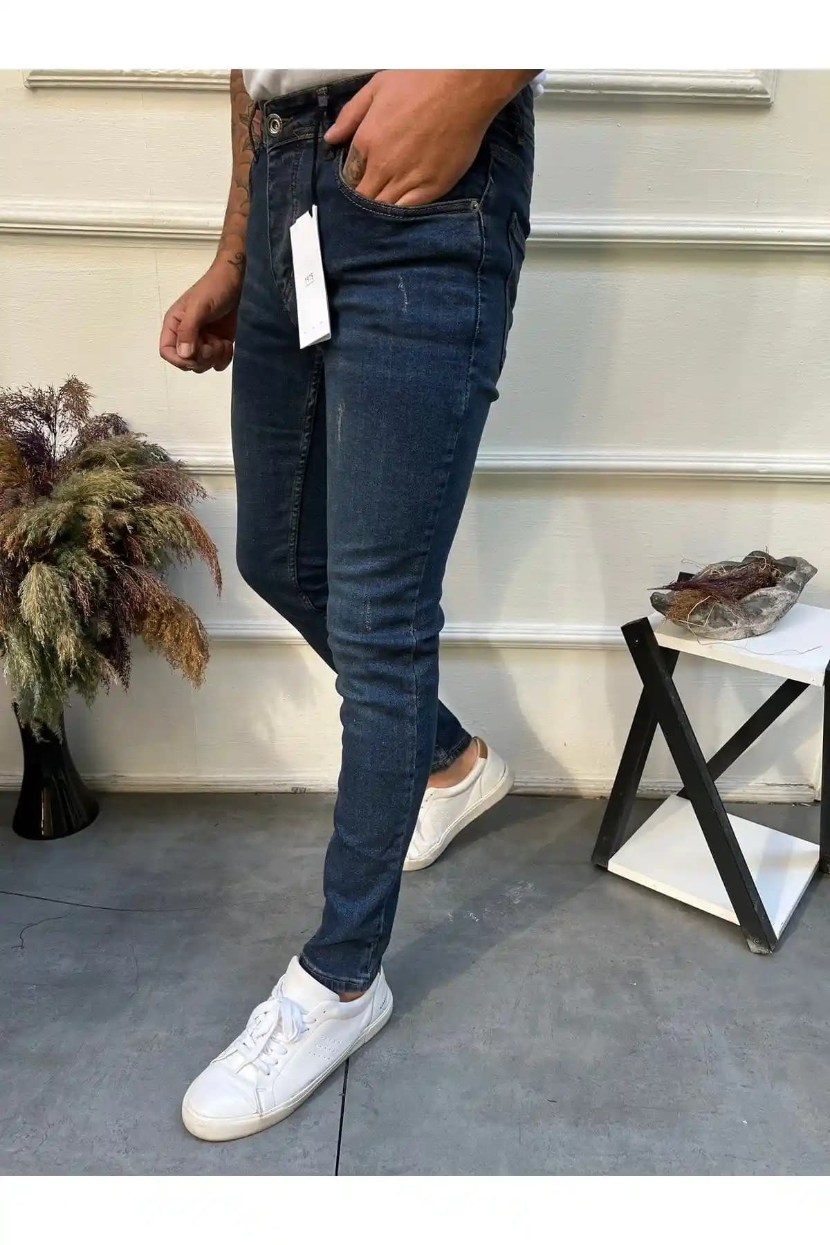 ENERJİN Erkek Skinny Fit Jeans Karşılaştırması Kahverengi ve Yeşil Renk Seçenekleri