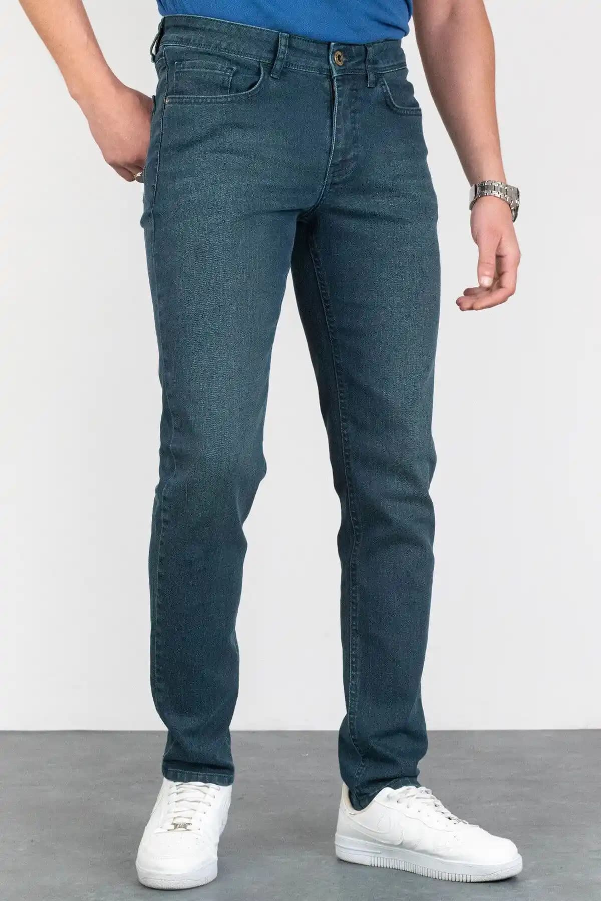 HLT JEANS Haki ve Okyanus Mavisi Slim Fit Kot Pantolon Karşılaştırması