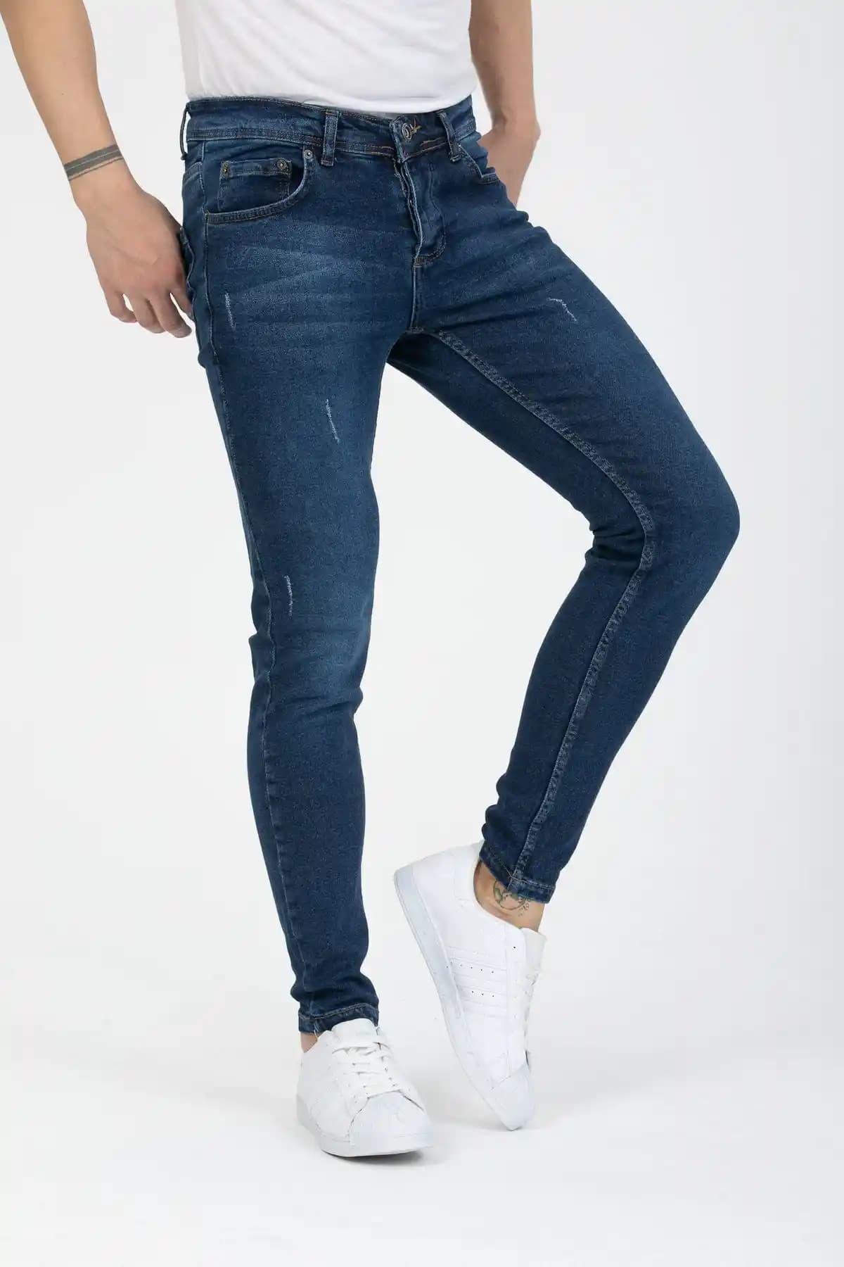 OneZero Erkek Skinny Fit Jeans Karşılaştırması: Mavi Destroy ve Tırnaklı Modelleri