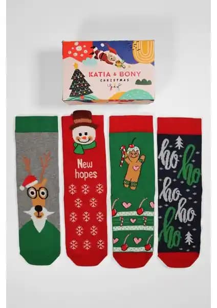 Katia & Bony Yılbaşı Temalı Soket Çorapları ve Mono Socks Teddy Bear Setleri İncelemesi