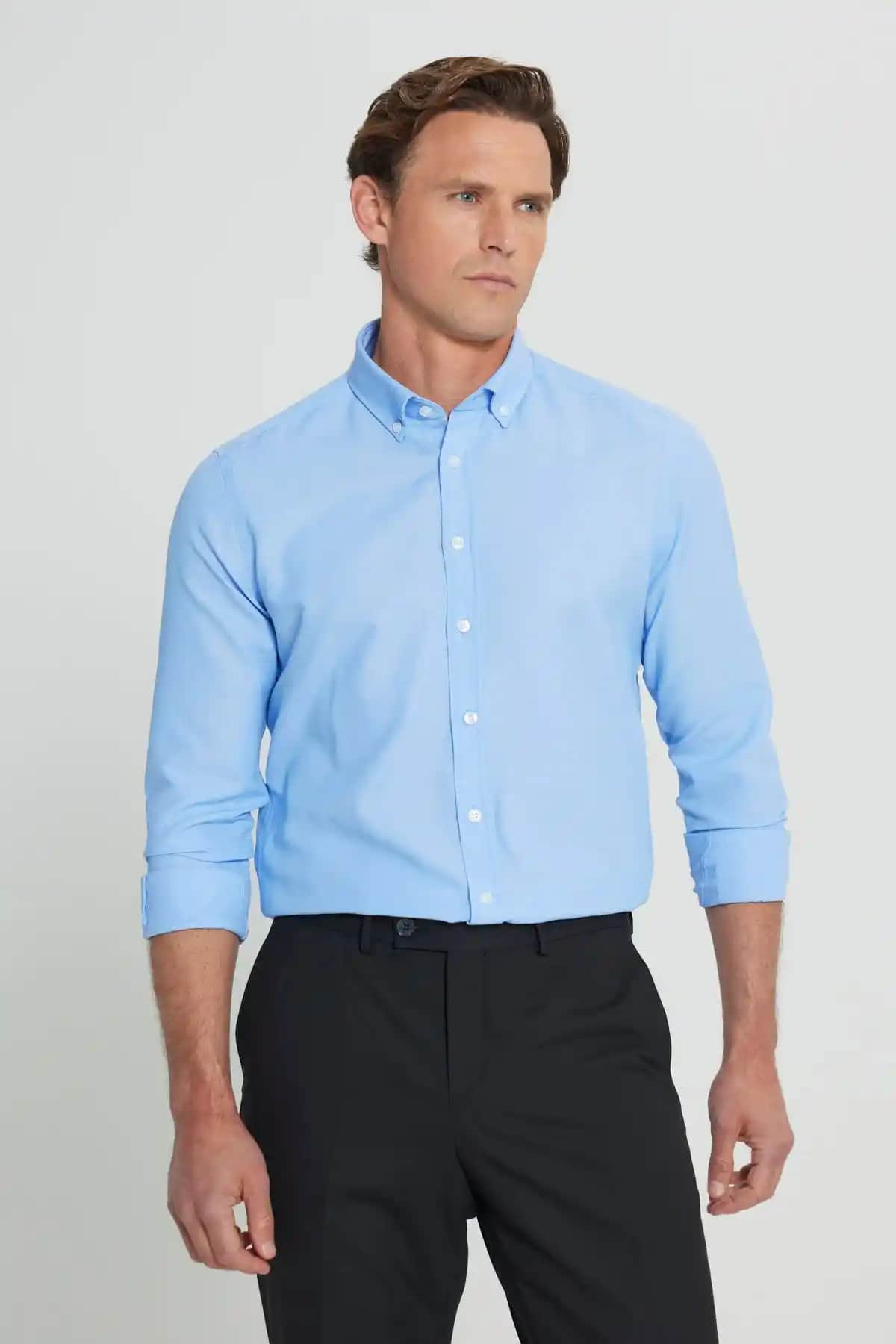 AC&Co Altınyılz<dı>z Classics Erkek Oxford Gömlek: Şık ve Dayanıklı Günlük Giyim Parçası