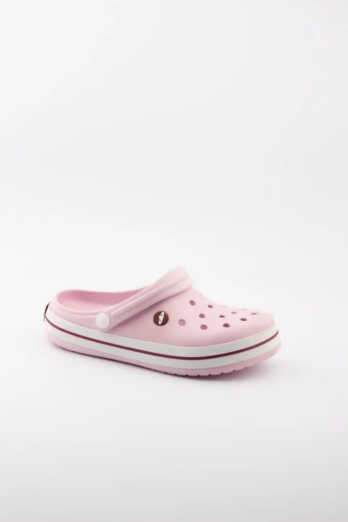 Akınal Bella Pudra Unisex Sabo Hemşire Terlik Modern ve Rahat Günlük Kullanım İçin Uygun
