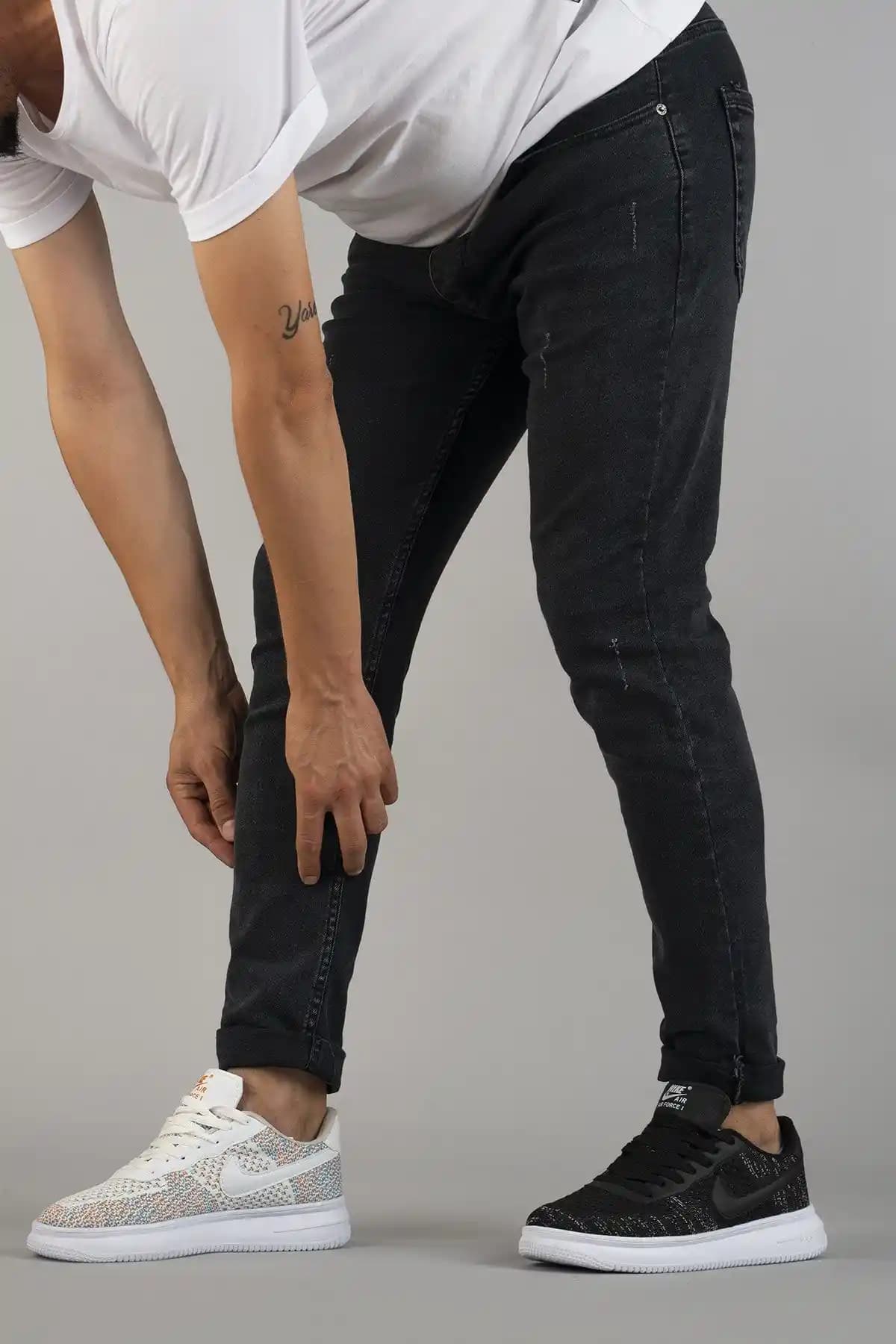 Bombe Erkek Slim Fit Dar Kesim Füme Kot Pantolon Modern ve Şık Tasarım