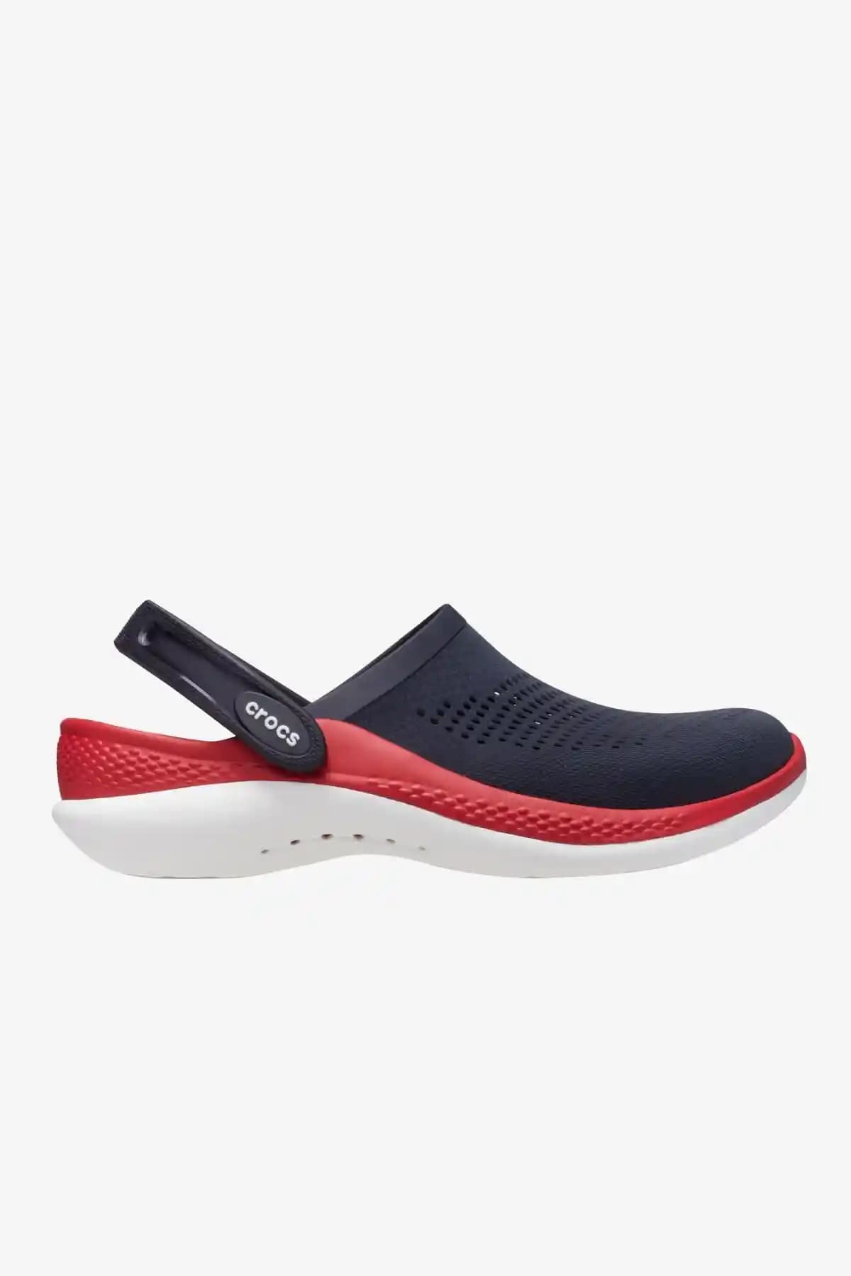 Crocs Erkek Siyah-Kırmızı Literide 360 Clog Terlik: Günlük Konfor ve Şıklık Sunar