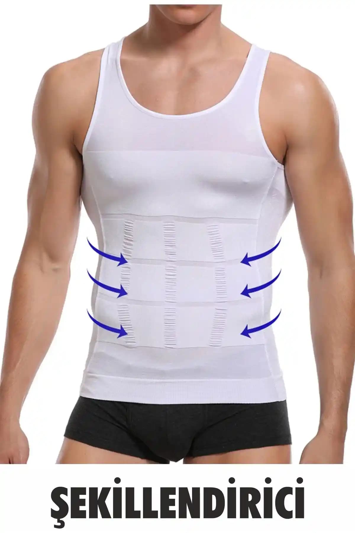 DC Erkek Korse Atlet ile Vücut Şekillendirme ve Destek Sağlayan İç Giyim Ürünü