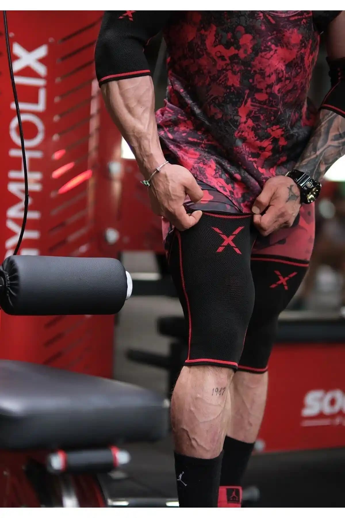 Dex Destekli Kalıcı Enerji Spor Dizlik ve Diz Sarması Seti Performansı Artıran Tasarım