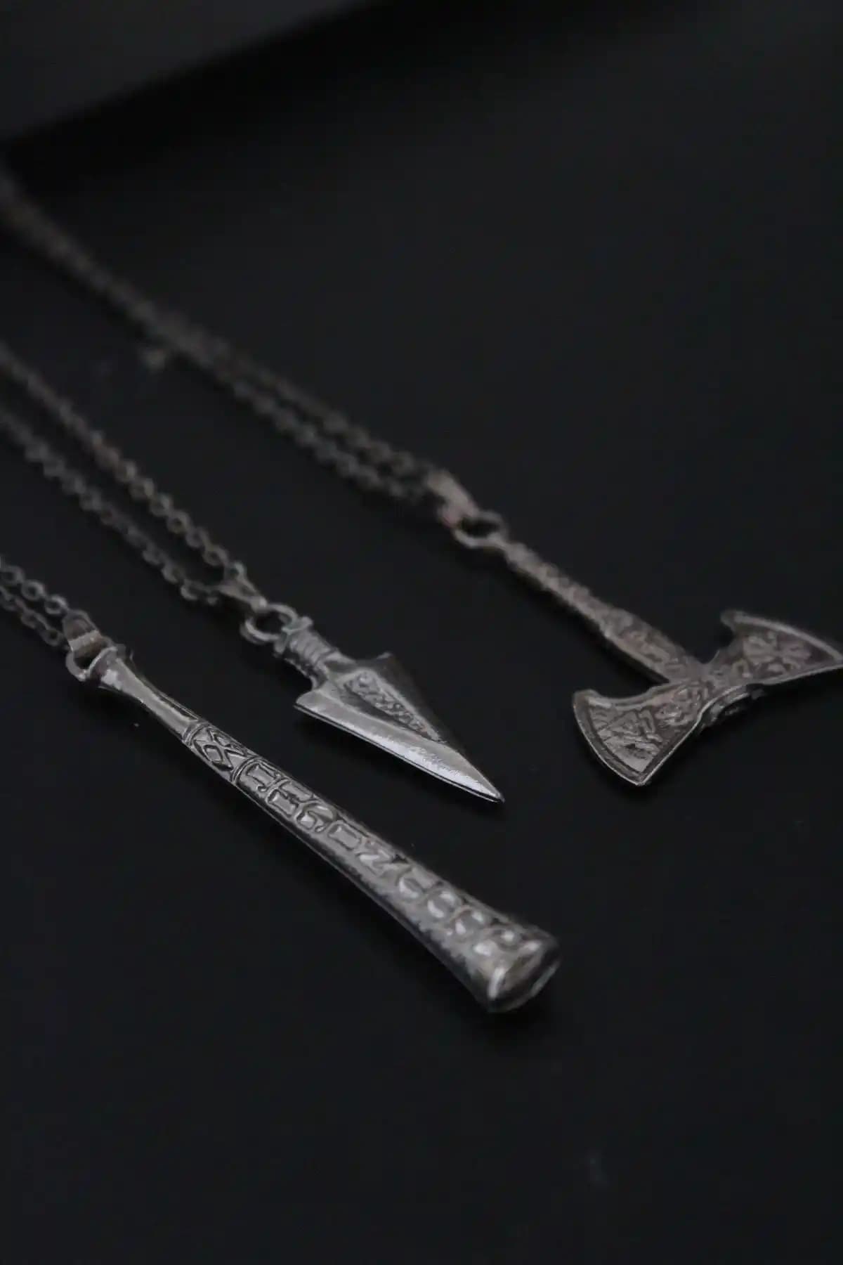 Dukkanka Erkek Aksesuar Seti: Mızrak, Beyzbol Sopası ve Viking Balta Figürleri