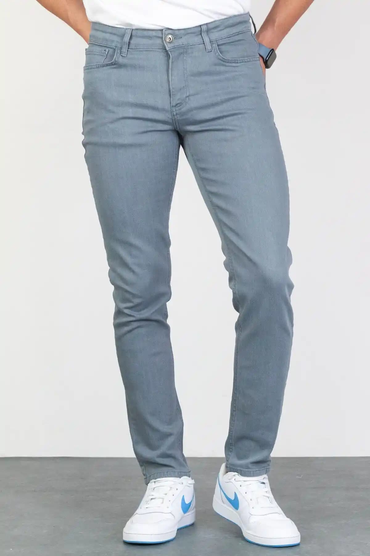 HLT JEANS Erkek Mavi Slim Fit Taşlamalı Likralı Esnek Kot Pantolon Özellikleri ve Kullanım Tavsiyeleri