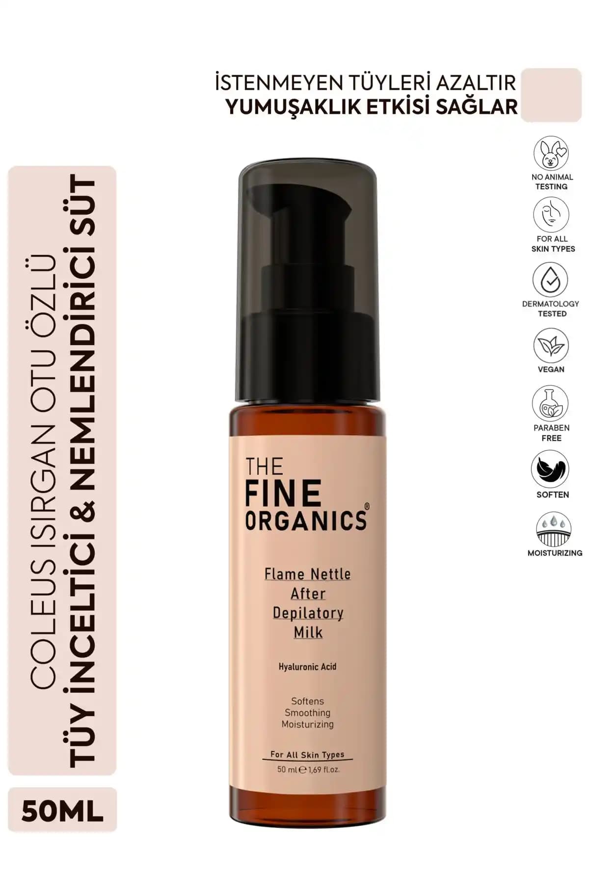 İsırgan Otu Özlü Tüy Inceltici ve Nemlendirici Bakım Sütü: Doğal ve Etkili Cilt Bakım Ürünü