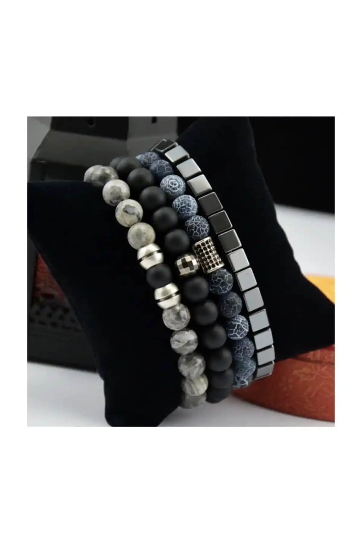 Jack Ferrero Erkek Doğaltaş Bileklik Seti Şıklık ve Dayanıklılığı Bir Arada Sunar