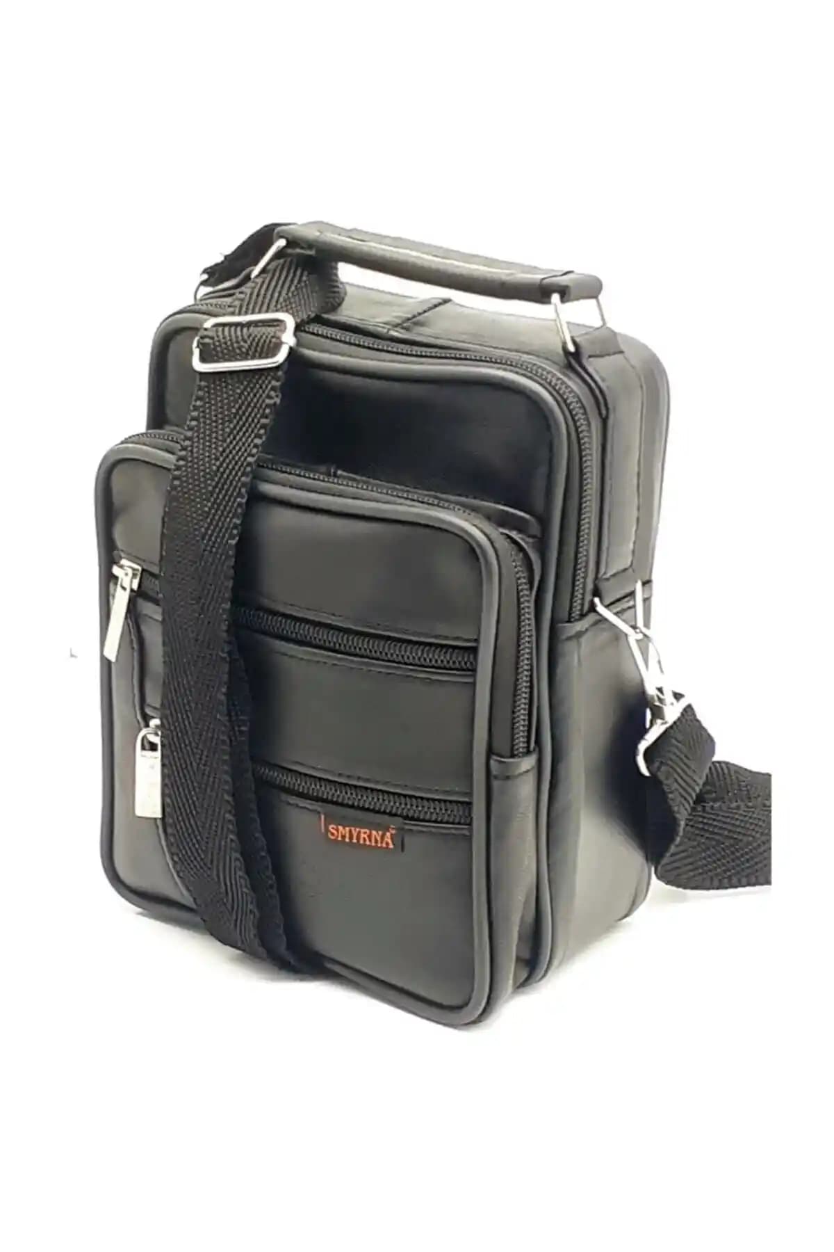 MODA Erkek Kuzu Derisi Askılı Çanta Günlük Kullanım İçin Şık ve Dayanıklı Tasarım