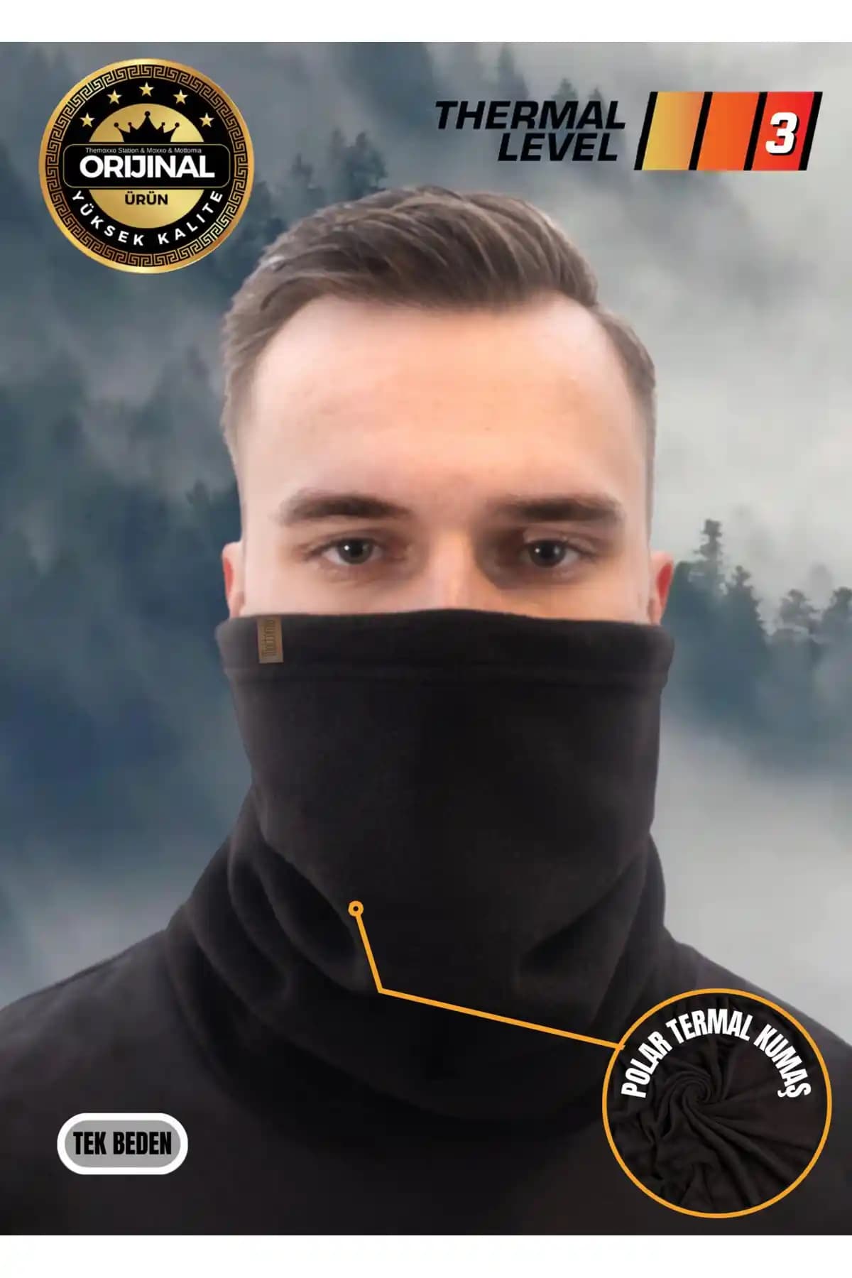 Mottomia Siyah Renk Polar Boyunluk: Kış Aylarında Sıcak ve Şık Koruma Çözümü