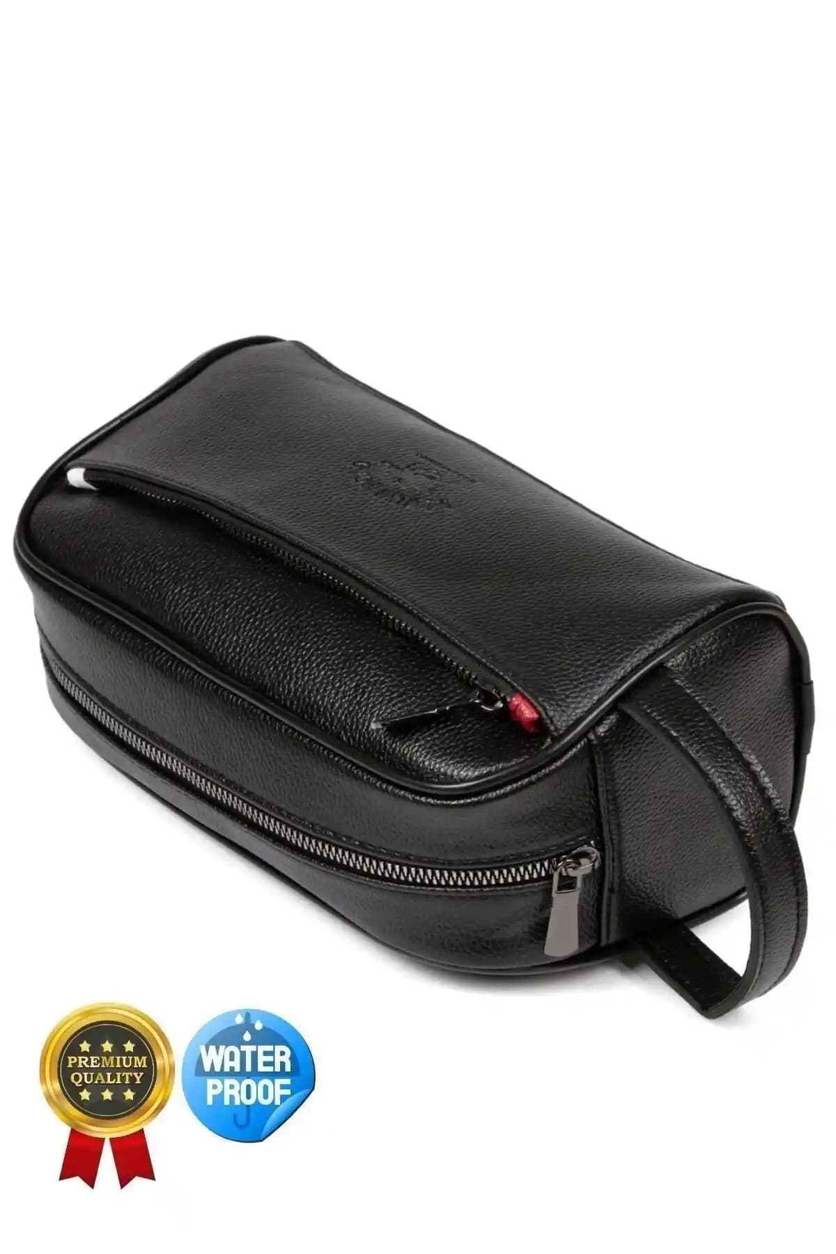 Newish Adelina Siyah Deri Portföy El Çantası: Şıklık ve İşlevselliğin Buluşması