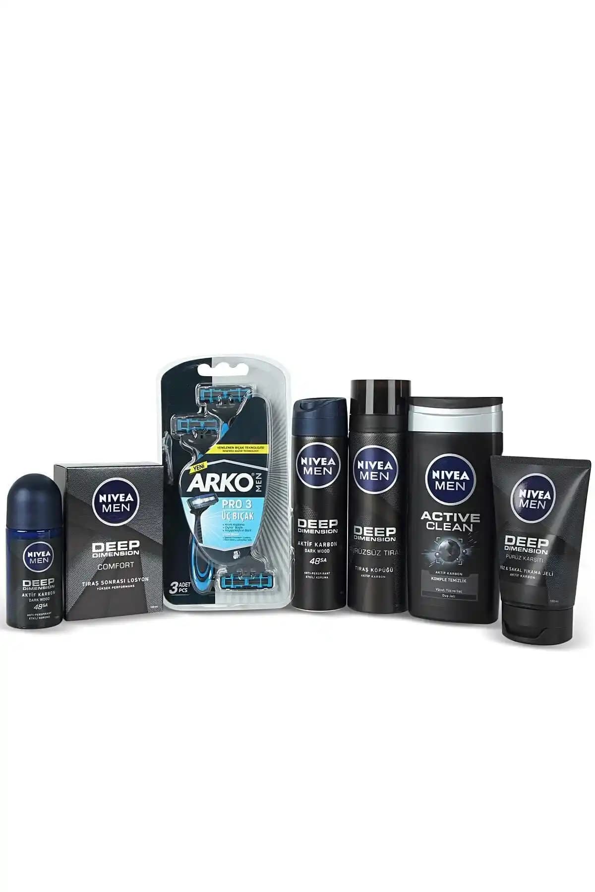NIVEA Erkek Bakım Seti: Hassas Ciltlere Uygun Güçlü ve Kullanışlı Çözüm