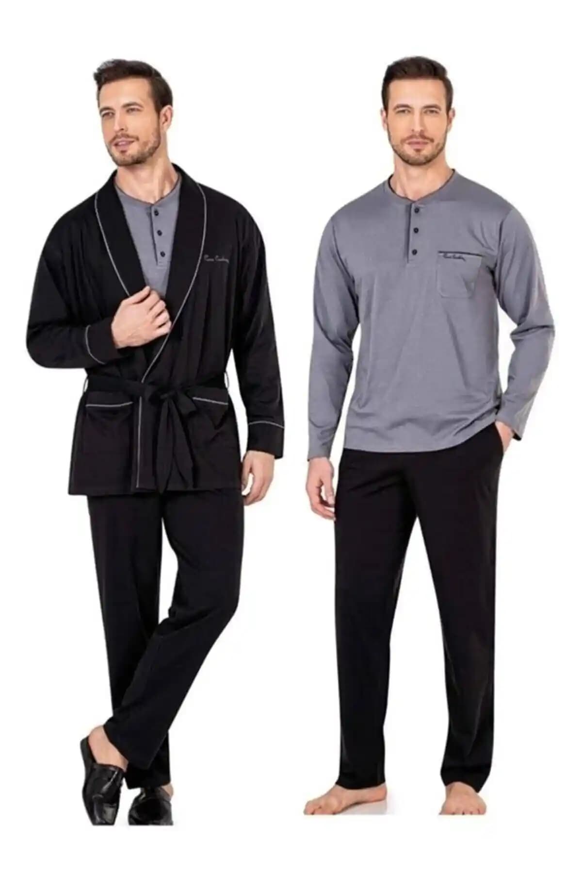 Pierre Cardin Penye Pijama ve Robdöşambır Seti Evde Rahatlık ve Şıklık Sunar