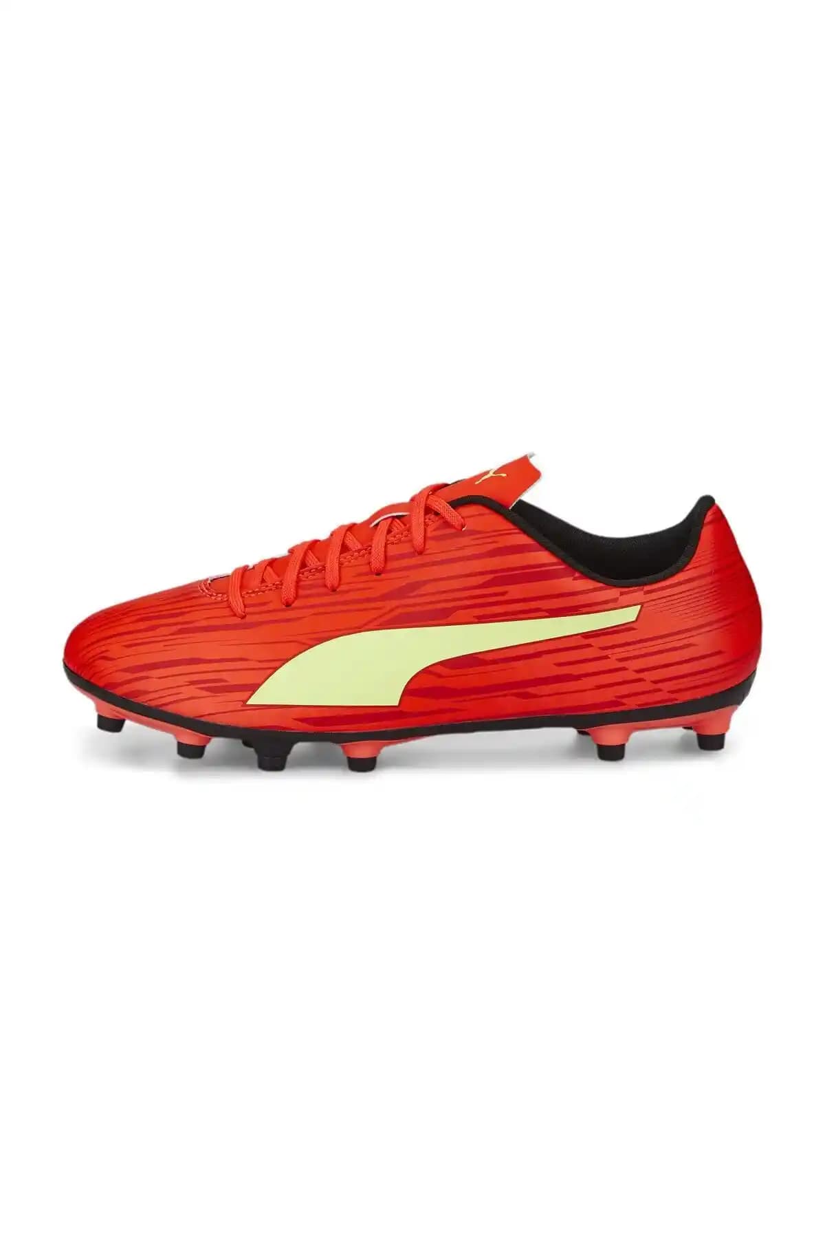 Puma Erkek Krampon Rapido III FG/AG Kırmızı Spor Ayakkabısı Performans ve Dayanıklılık