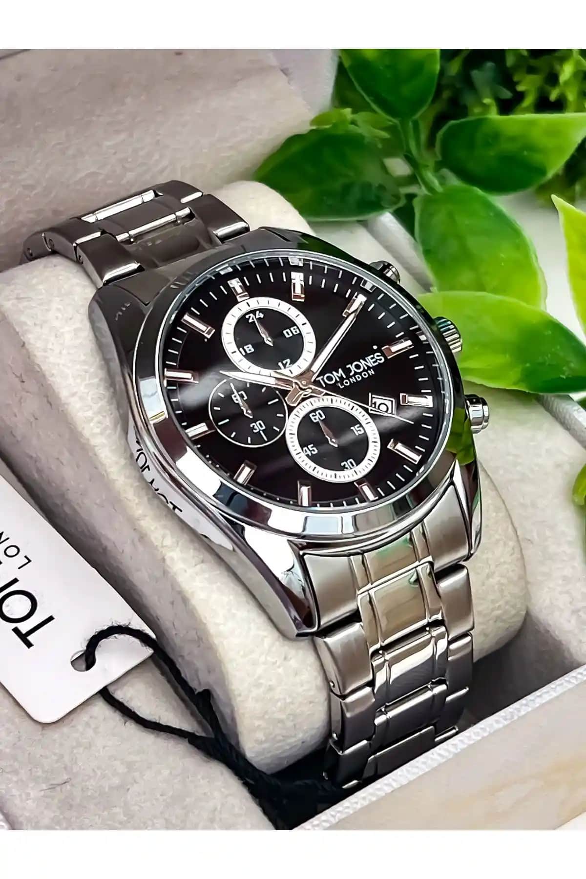 Tom Jones Yeni Sezon Erkek Çelik Kordon Güç Renk Saat ile Şıklık ve Fonksiyonellik