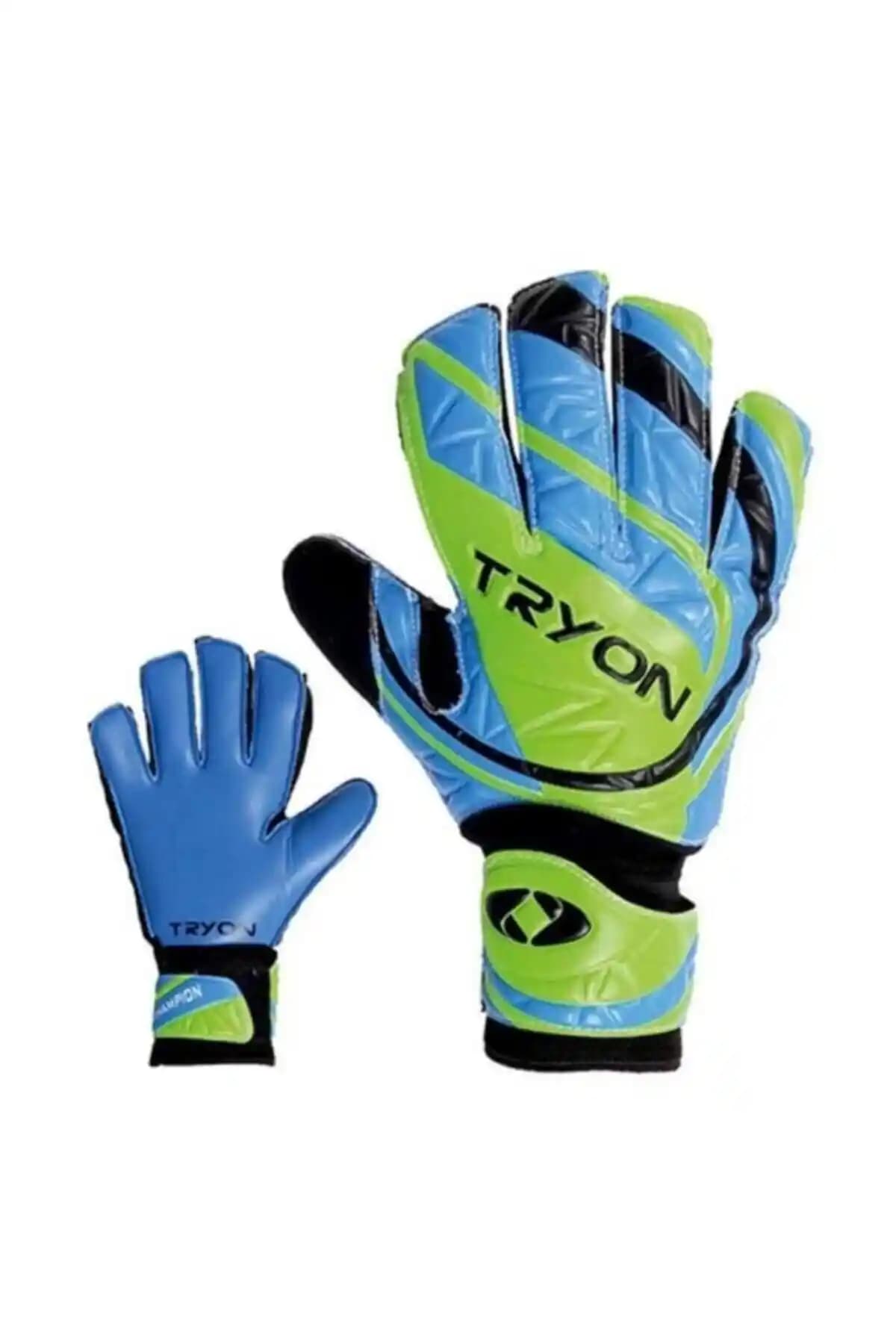 TRYON Champion Mavi-Yeşil Kaleci Eldivenleri Spor Performansını Artıran Tasarım ve Malzeme Özellikleri