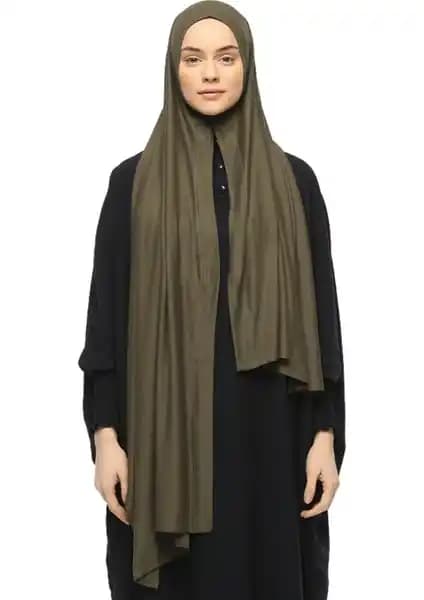 Altobeh Organik Pratik Geçmeli Düz Penye Şal Kadınlar İçin Şık ve Konforlu Aksesuar