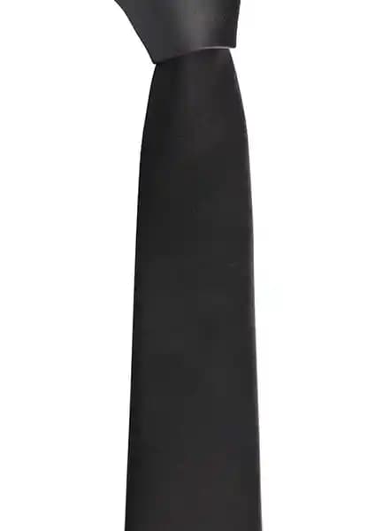 Brianze Siyah Mendilli Kravat SMDK-14 Erkekler İçin Şık ve Dayanıklı Aksesuar