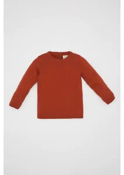 DeFacto Erkek Bebek Bisiklet Yaka Kazakları Günlük ve Şık Kullanım İçin Uygun