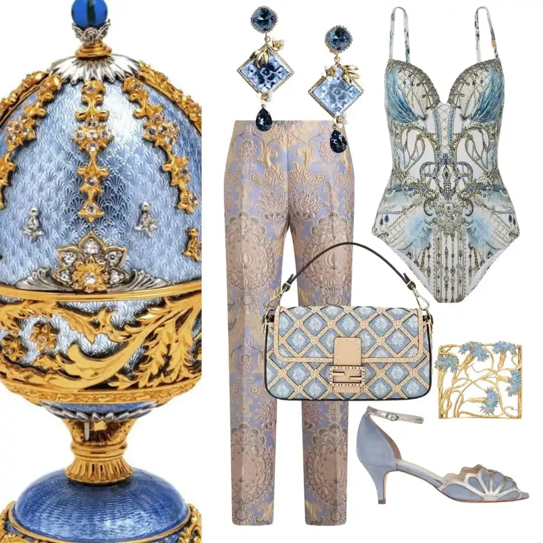 Faberge Yumurtalarından İlham Alan Moda Tasarımları: Zenginlik ve Zarafetin Buluşması