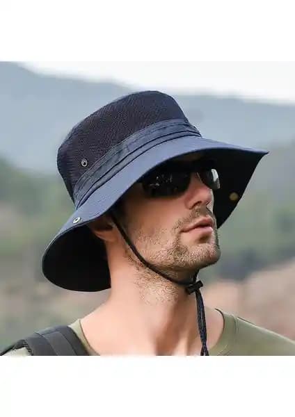 Kardelen Butik Denizli Snap Düğmeli Panama Şapkası Doğa ve Günlük Kullanım İçin Uygun