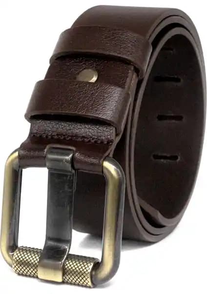 Livize Erkek Deri 4,5 cm Kot Kemeri: Şık ve Dayanıklı Günlük Kullanım Aksesuarı