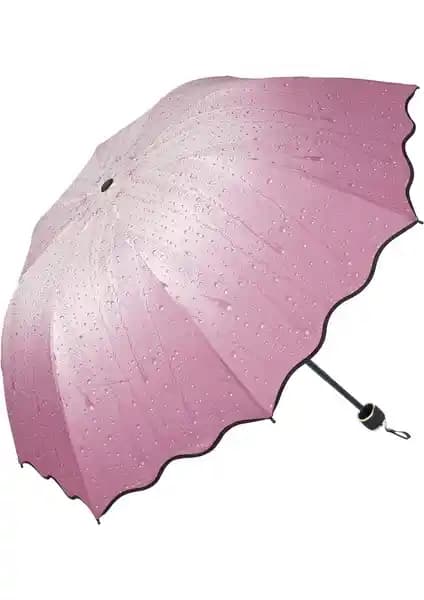 Marlux Pembe Yağmur Damlası Kan Şemsiye: Şıklık ve İşlevselliğin Birleşimi