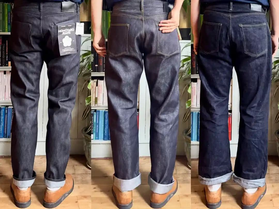 Momotaro Kot Pantolonları: Standard #400, Silk #100 ve Cashmere #200 Kumaş ve Kesim Karşılaştırması