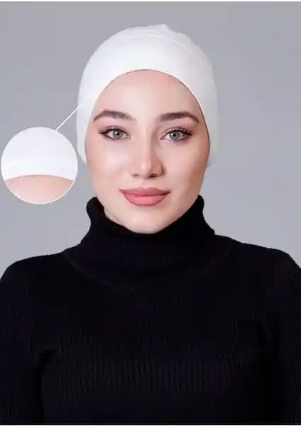 Nanak Krem Likralı Kaymayan Bone: Şık ve Konforlu Günlük Saç Aksesuarı