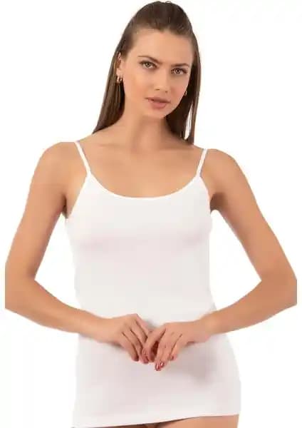 Özkan 0107 Kadın Atlet: %100 Pamuklu, Şık ve Konforlu Günlük İç Giyim Seçeneği