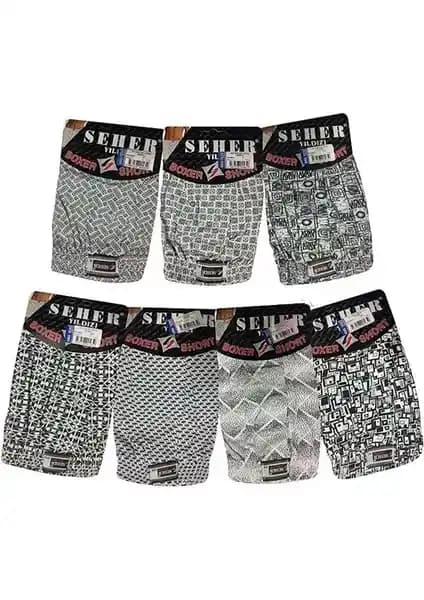 A02Teks Seher 6'lı Paket Erkek Desenli Boxer: Konfor ve Şıklığın Birleşimi