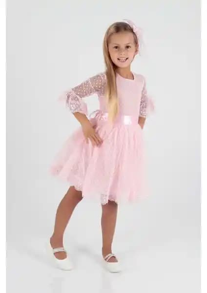 Ahenk Kids AHENGİM Kız Çocuk Elbisesi Zarif ve Rahat Tasarımıyla Öne Çıkıyor