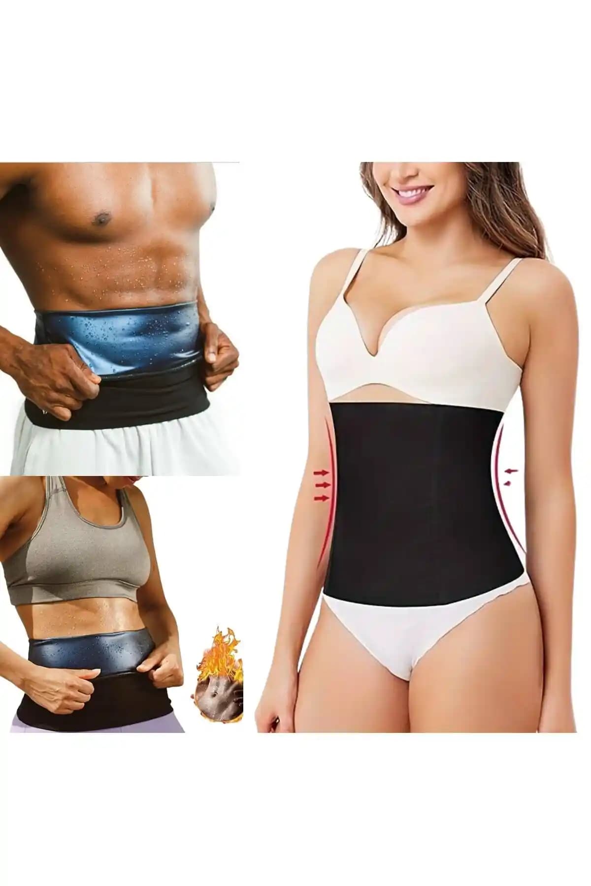 Akselife Zayıflama Korsesi Bel Şekillendirme ve İncelme İçin Modern Tasarım