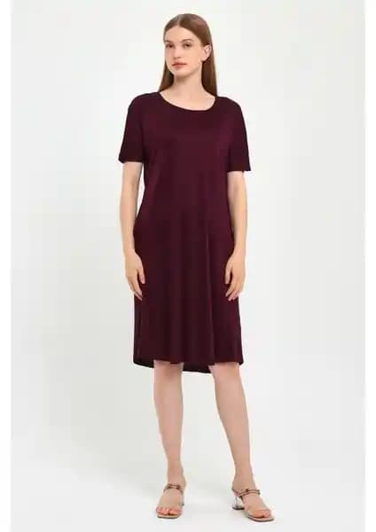 Alexander Gardi Kadın Cepli Bisiklet Yaka Elbise Günlük Şıklık ve Konfor Sunar