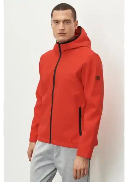 Altınyılz<dı>z Erkek Kırmızı Softshell Montu Günlük ve Spor Kullanım İçin Uygun