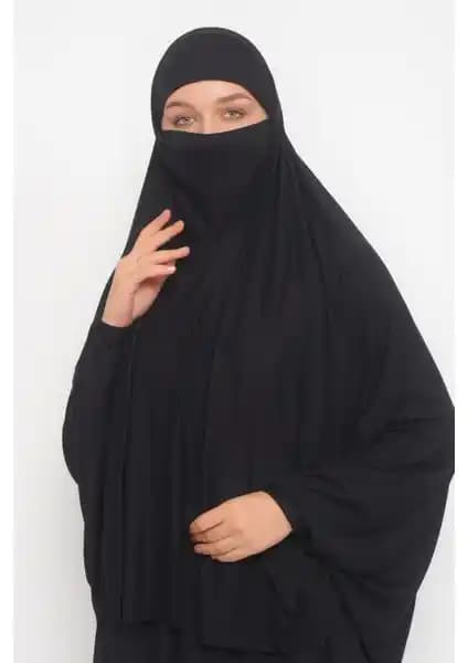 Altobeh Kollu Sufle Çarşaf Üstü Peçeli Hijab: Modern ve Pratik Tesettür Giyim Seçeneği