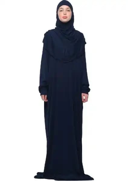Altobeh Pratik Tek Parça Pamuklu Namaz Elbisesi ve Başörtüsü ile Rahatlık ve Şıklık