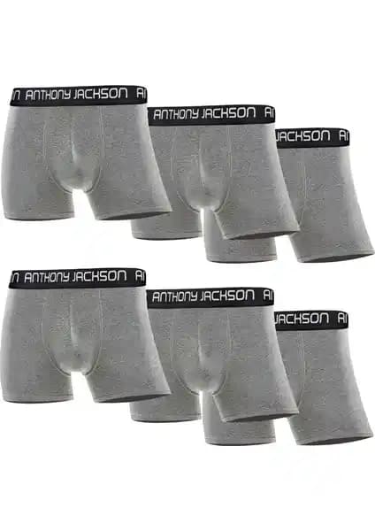 Anthony Jackson Likralı 6'lı Boxer Storm Erkek İç Giyim Seti Yüksek Konfor ve Şıklık Sunar